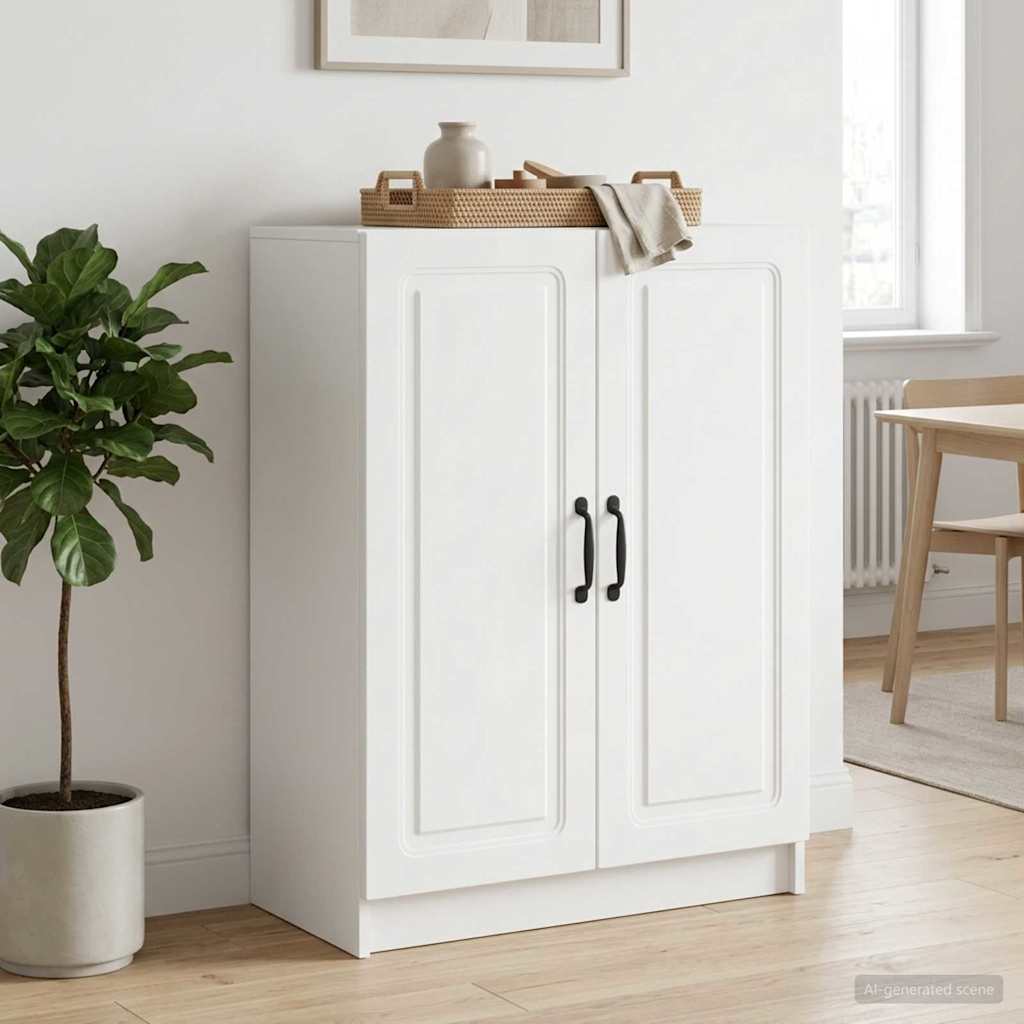 Sideboard Weiß 66 x 34,5 x 87 cm Holzwerkstoff