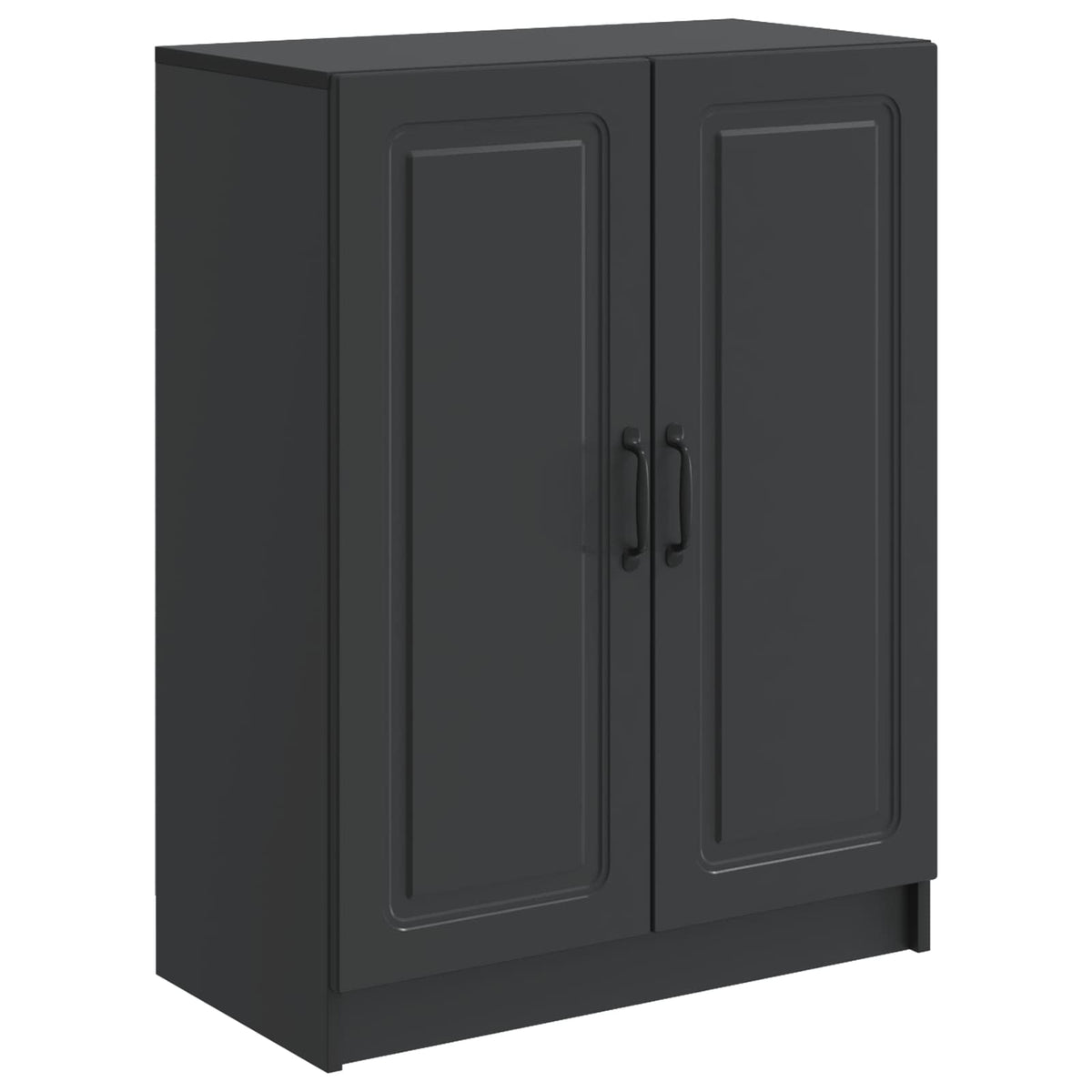 Sideboard Schwarz 66 x 34,5 x 87 cm Holzwerkstoff