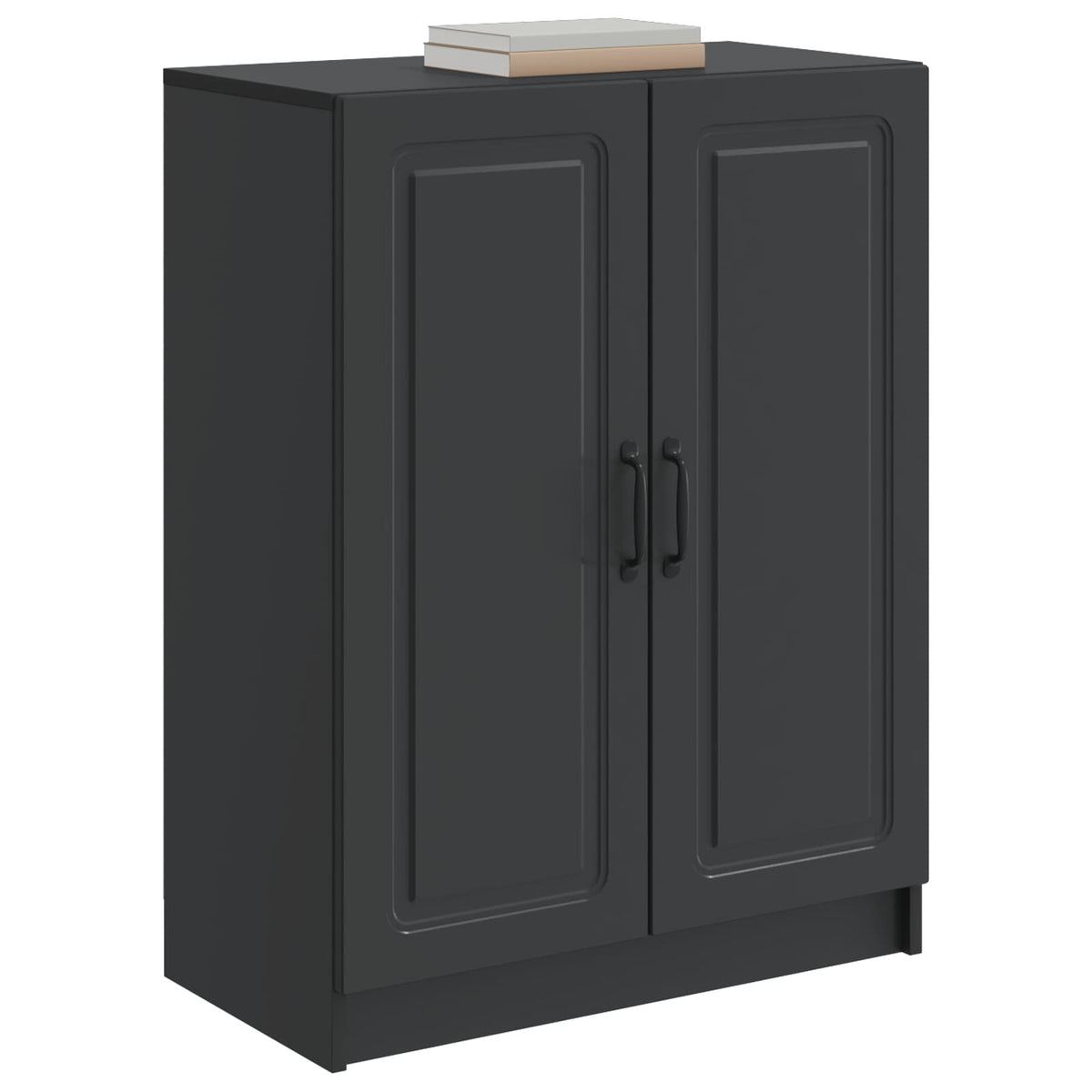 Sideboard Schwarz 66 x 34,5 x 87 cm Holzwerkstoff