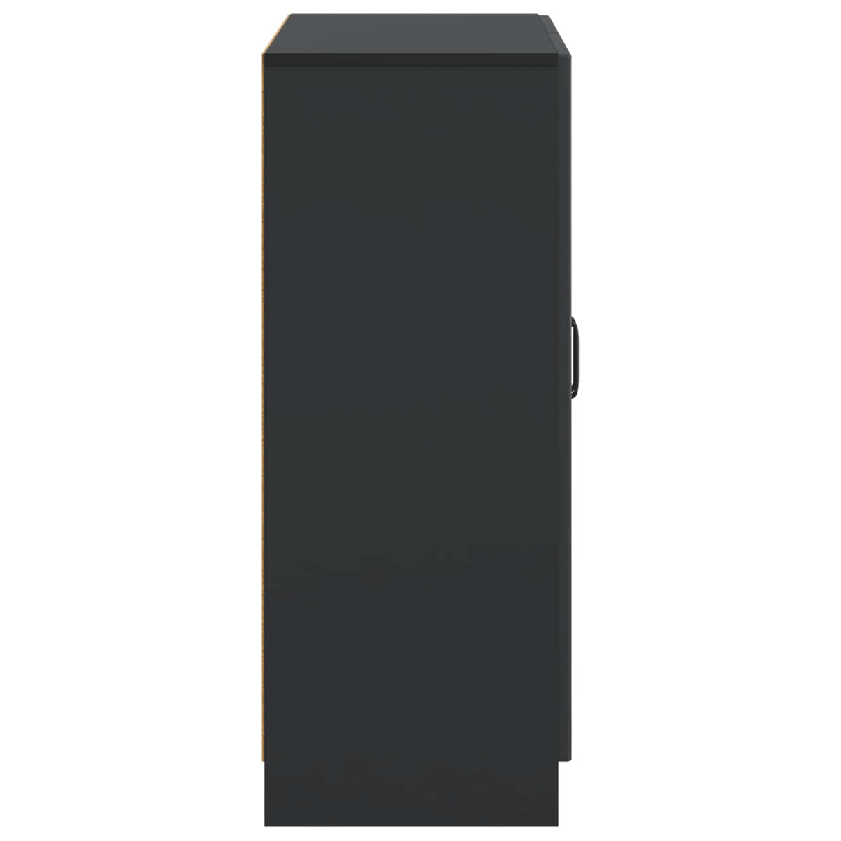 Sideboard Schwarz 66 x 34,5 x 87 cm Holzwerkstoff