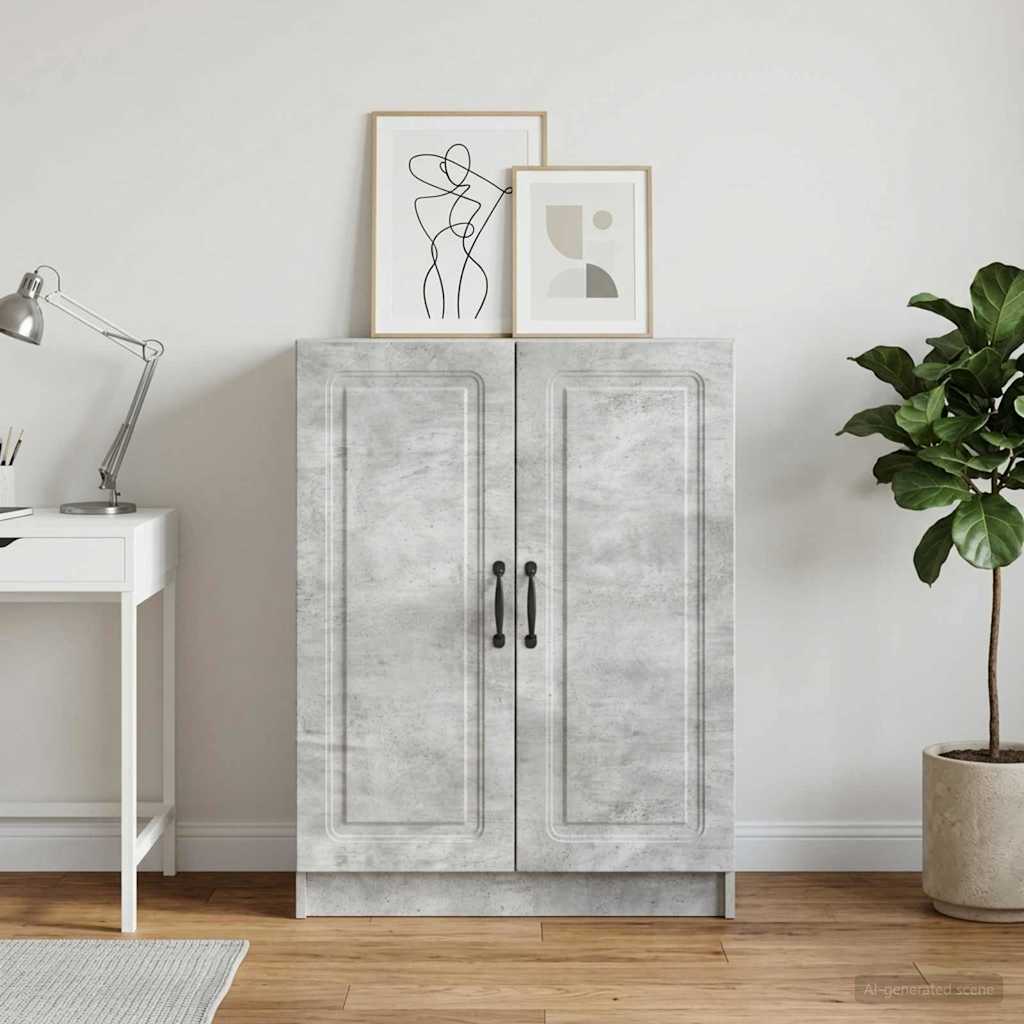 Sideboard Betongrau 66 x 34,5 x 87 cm Holzwerkstoff