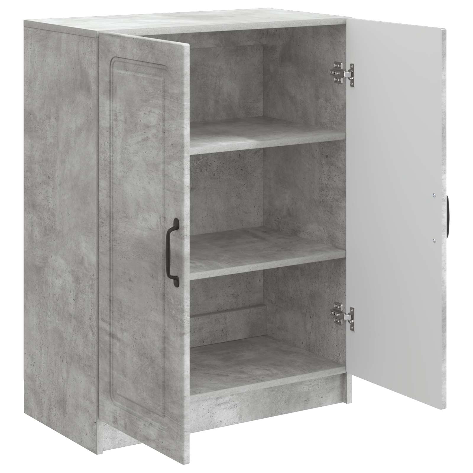 Sideboard Betongrau 66 x 34,5 x 87 cm Holzwerkstoff