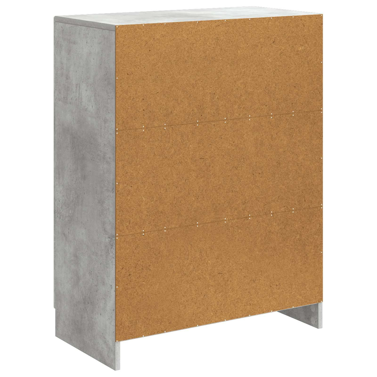 Sideboard Betongrau 66 x 34,5 x 87 cm Holzwerkstoff