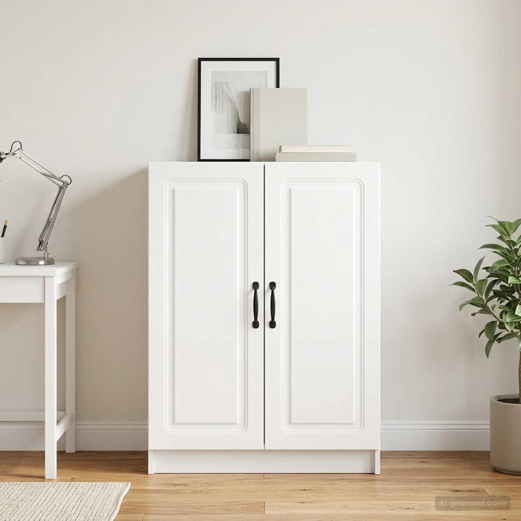 Sideboard Hochglanz Weiß 66 x 34,5 x 87 cm Holzwerkstoff