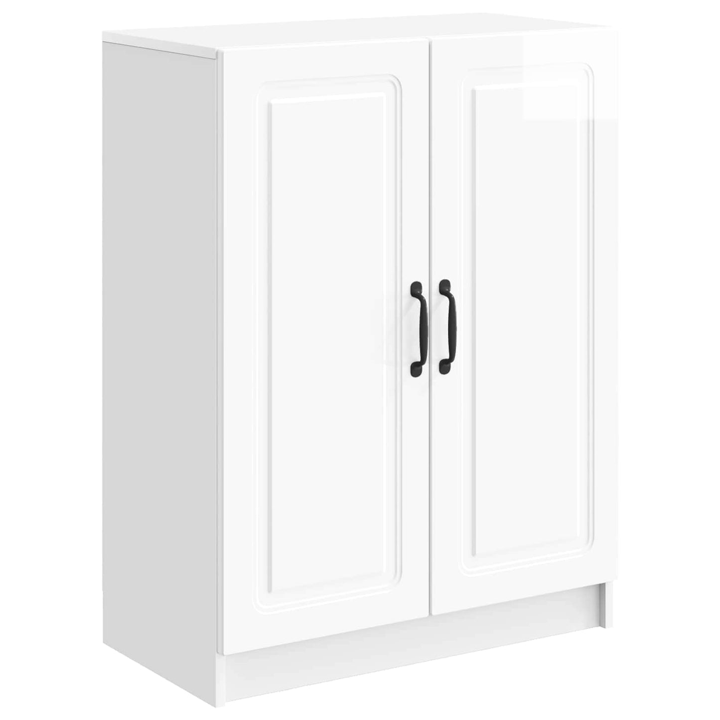 Sideboard Hochglanz Weiß 66 x 34,5 x 87 cm Holzwerkstoff
