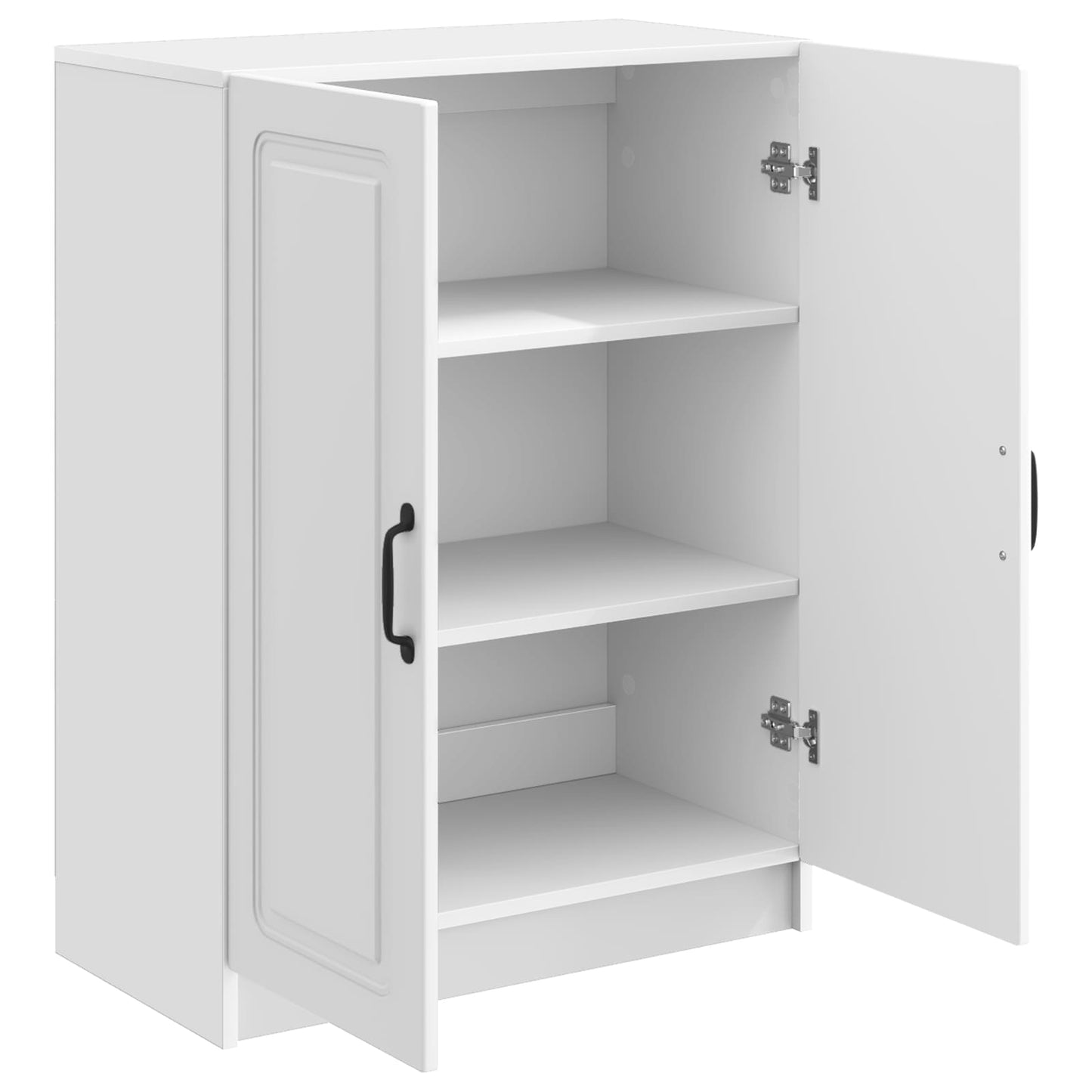 Sideboard Hochglanz Weiß 66 x 34,5 x 87 cm Holzwerkstoff