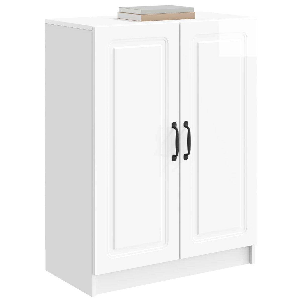 Sideboard Hochglanz Weiß 66 x 34,5 x 87 cm Holzwerkstoff