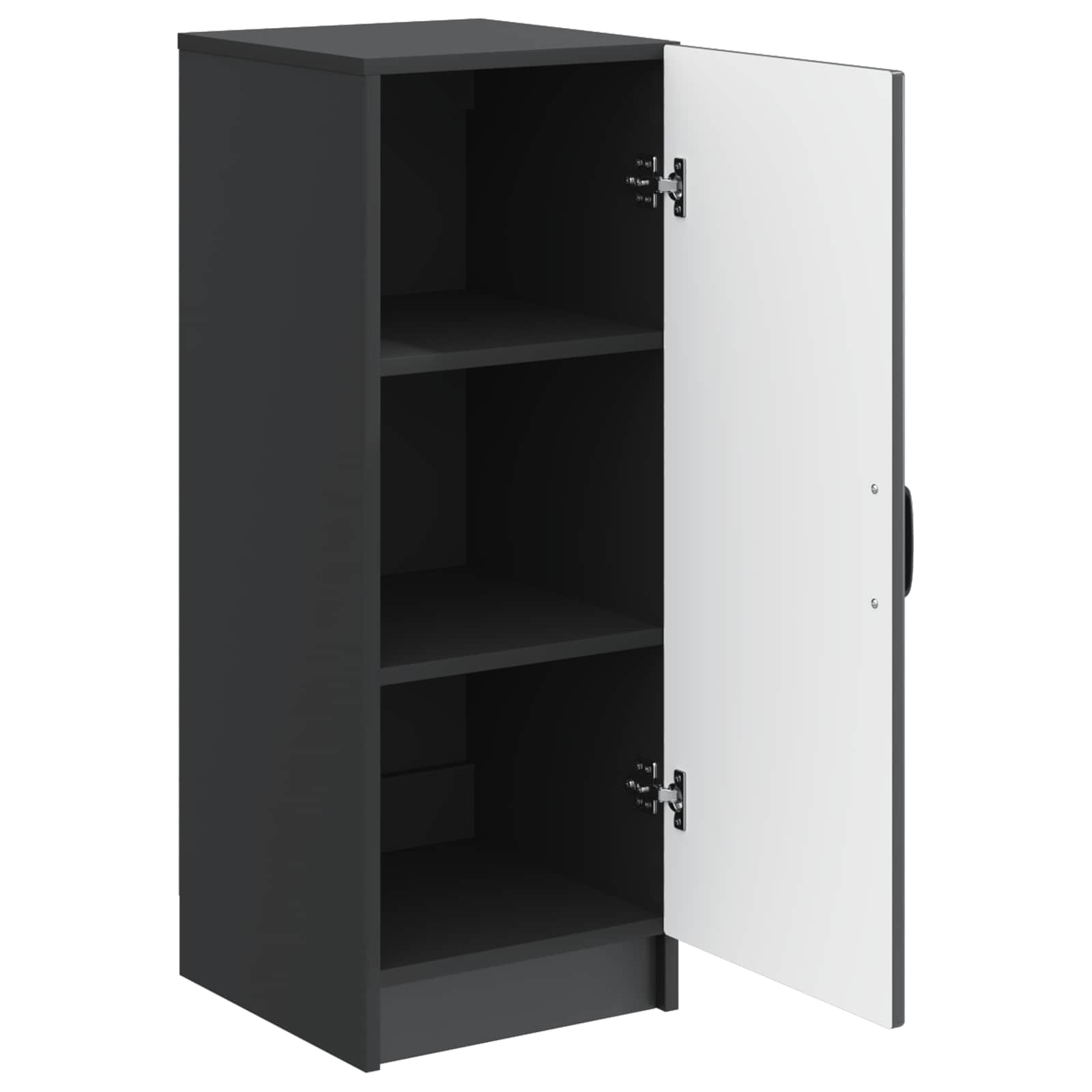 Sideboard Schwarz 33 x 34,5 x 87 cm Holzwerkstoff