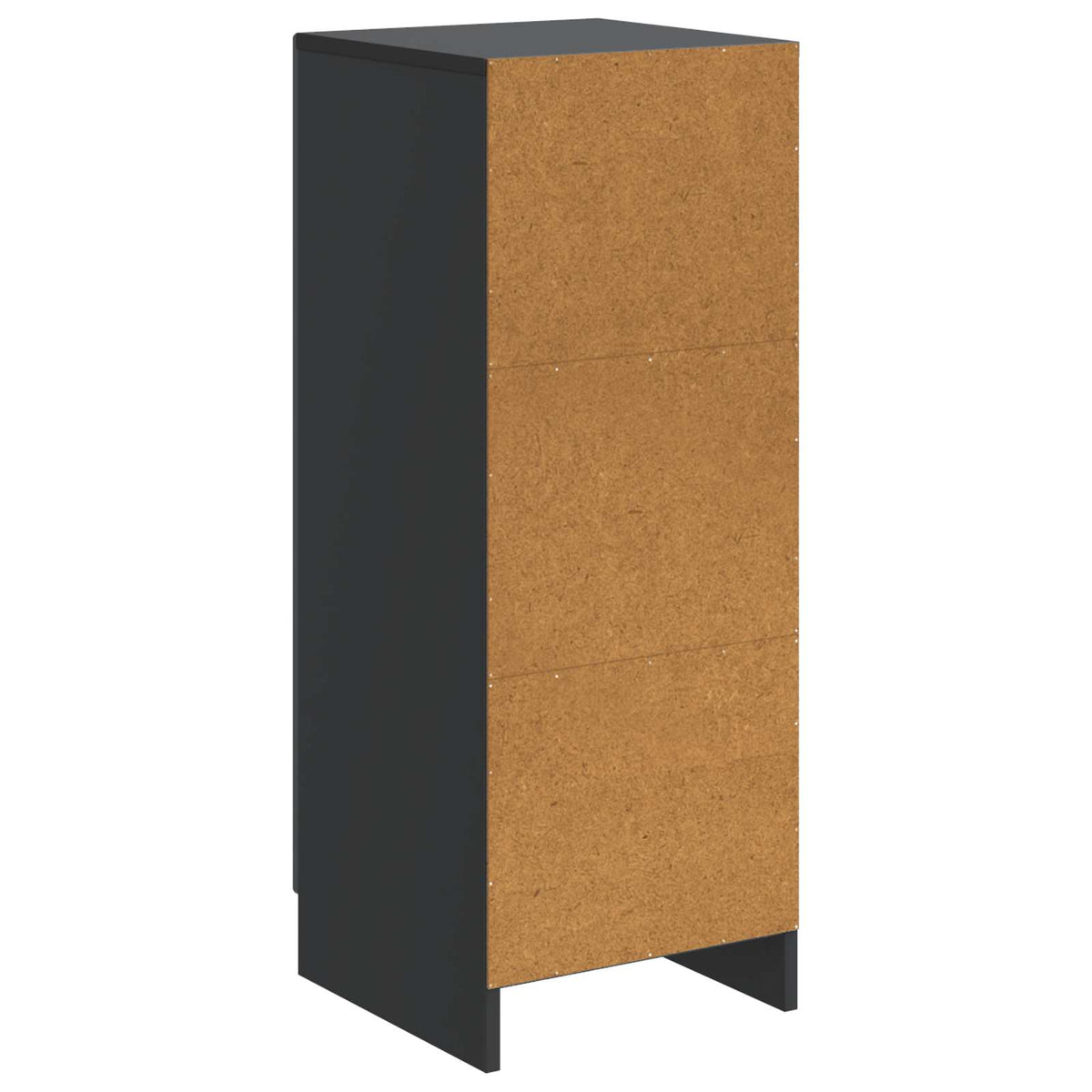 Sideboard Schwarz 33 x 34,5 x 87 cm Holzwerkstoff