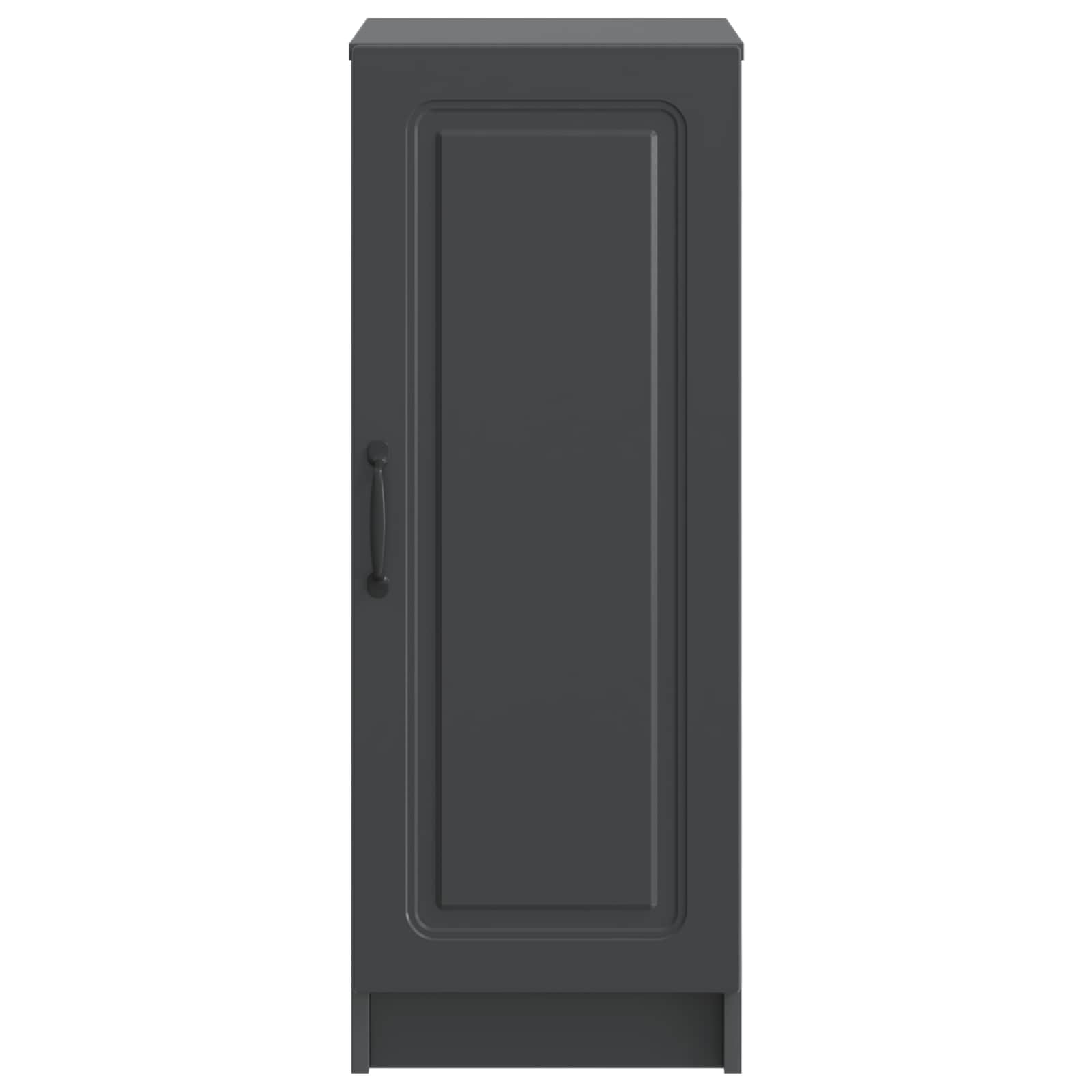 Sideboard Schwarz 33 x 34,5 x 87 cm Holzwerkstoff