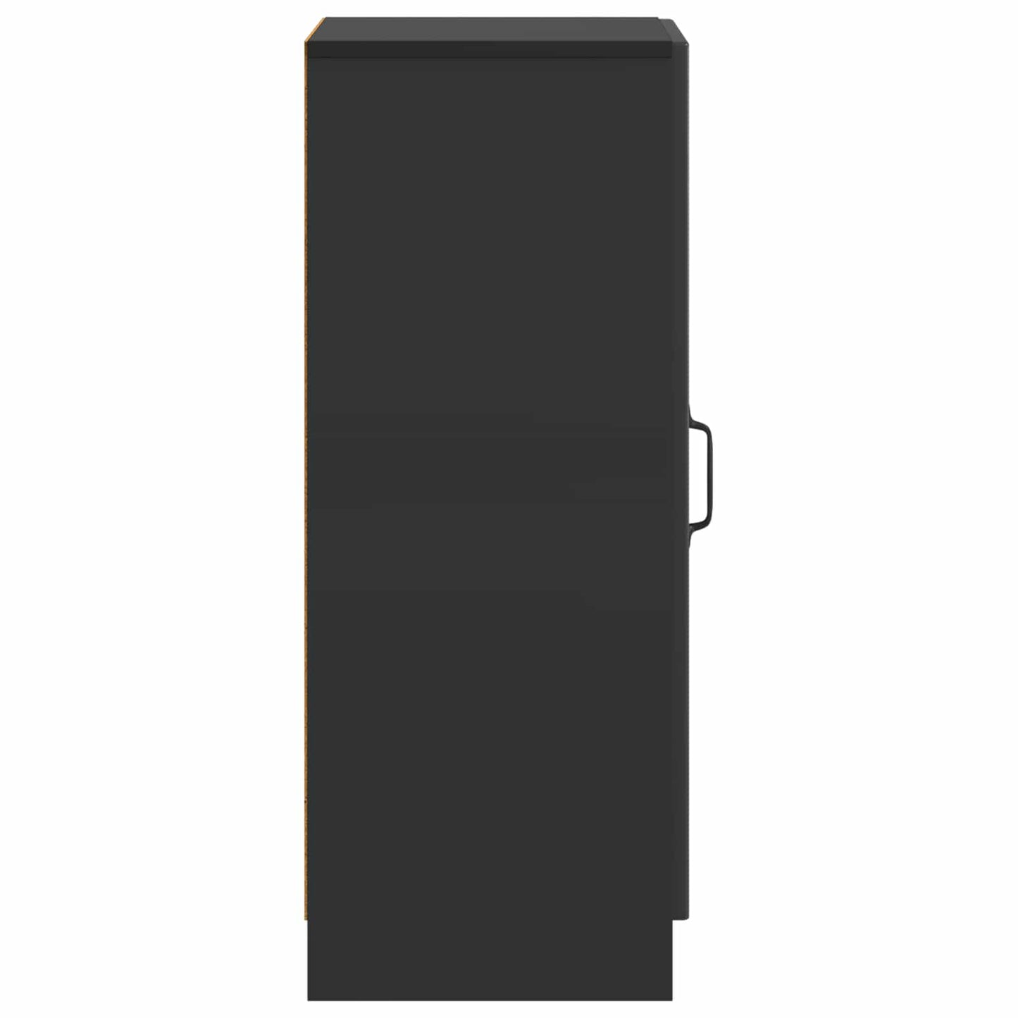 Sideboard Schwarz 33 x 34,5 x 87 cm Holzwerkstoff