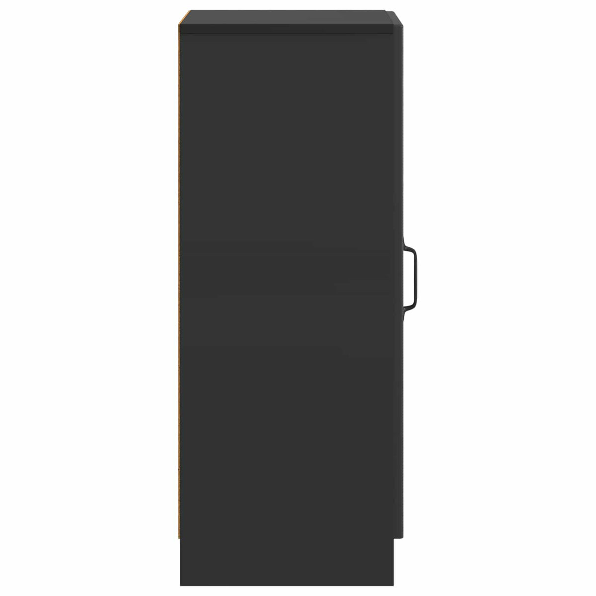Sideboard Schwarz 33 x 34,5 x 87 cm Holzwerkstoff