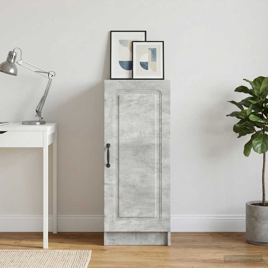 Sideboard Betongrau 33 x 34,5 x 87 cm Holzwerkstoff