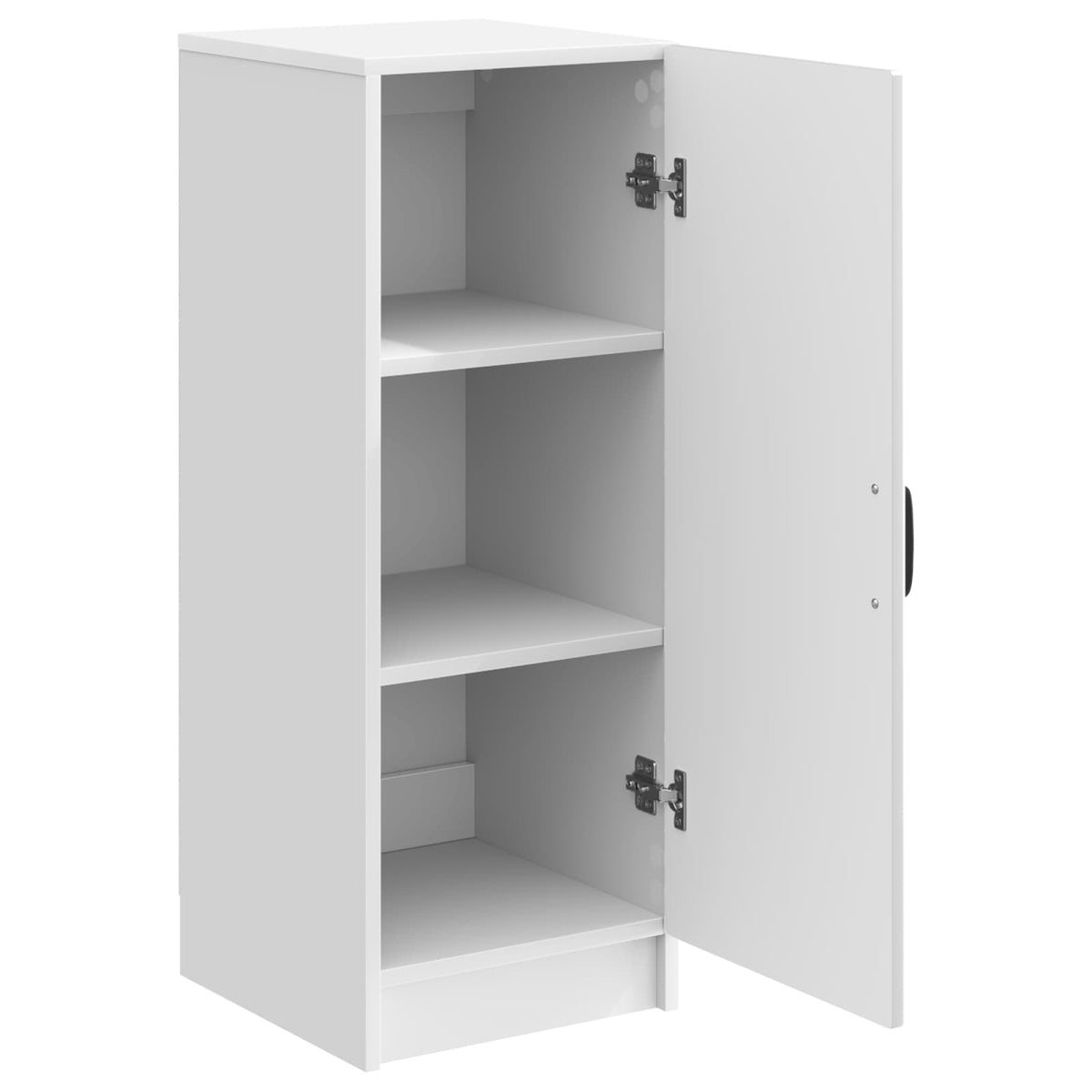 Sideboard Hochglanz Weiß 33 x 34,5 x 87 cm Holzwerkstoff