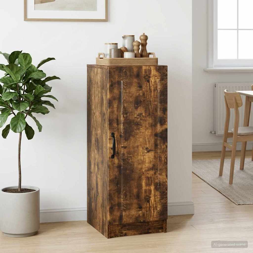 Sideboard Geräucherte Eiche 33 x 34,5 x 87 cm Holzwerkstoff