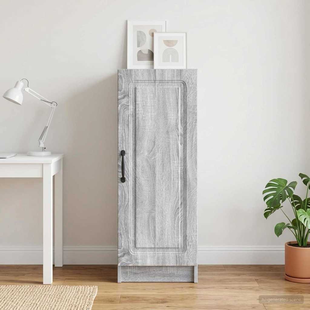 Sideboard Graues Sonoma 33 x 34,5 x 87 cm Holzwerkstoff