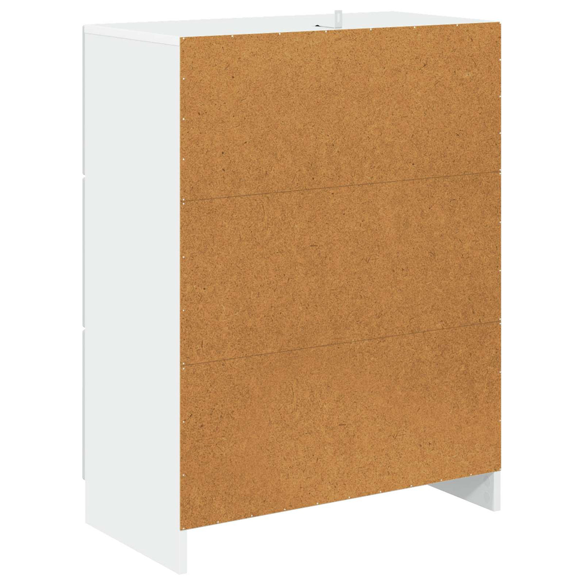 Schubladenschrank 66 x 34,5 x 87 cm Holzwerkstoff Weiß