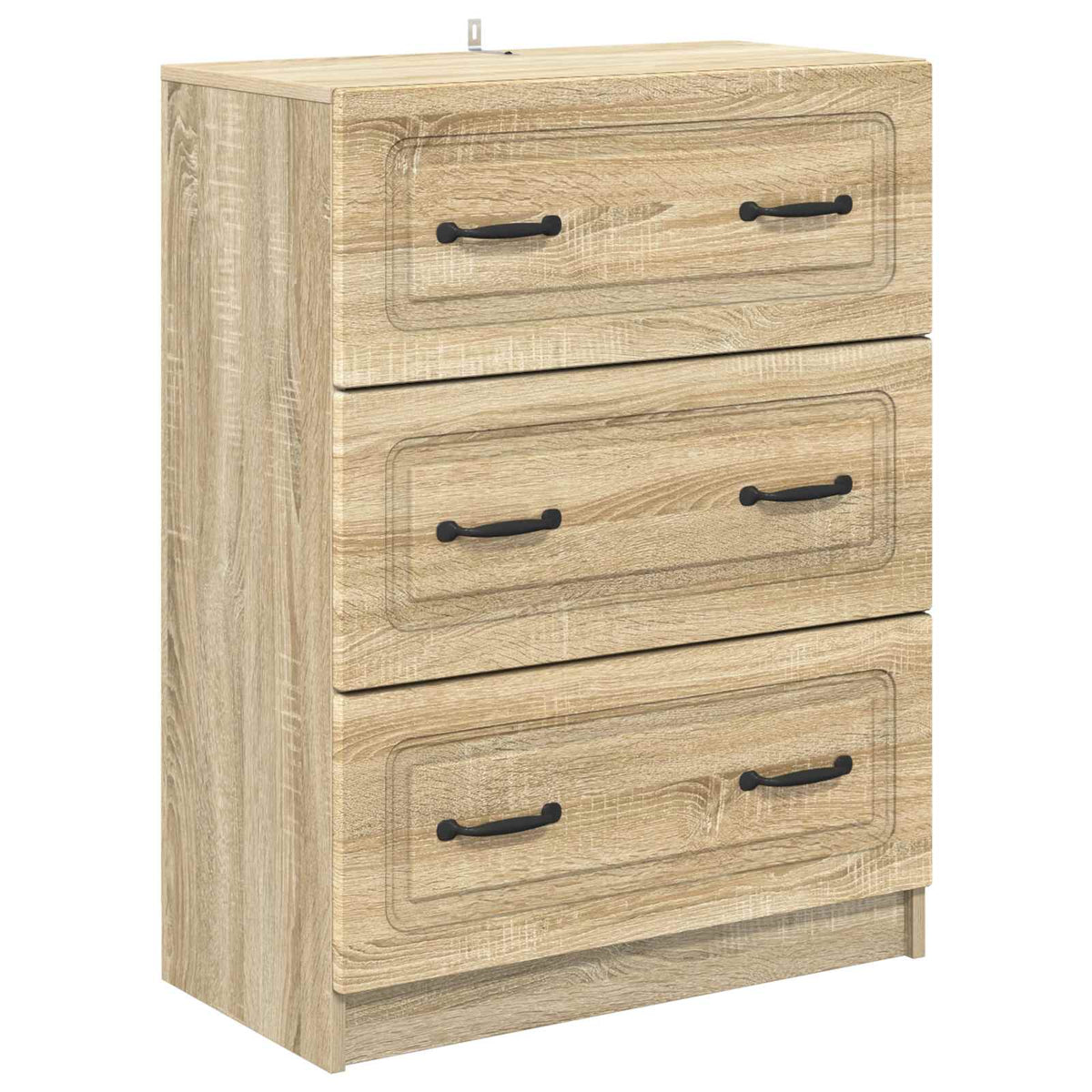 Schubladenschrank 66 x 34,5 x 87 cm Holzwerkstoff Sonoma-Eiche