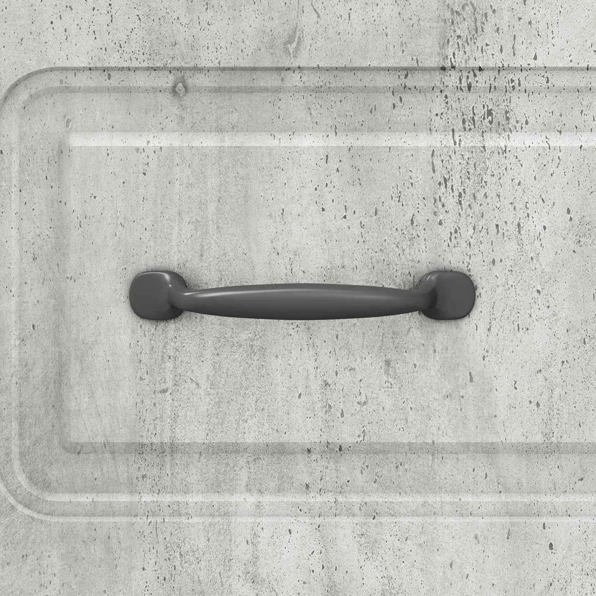 Schubladenschrank 66 x 34,5 x 87 cm Holzwerkstoff Betongrau