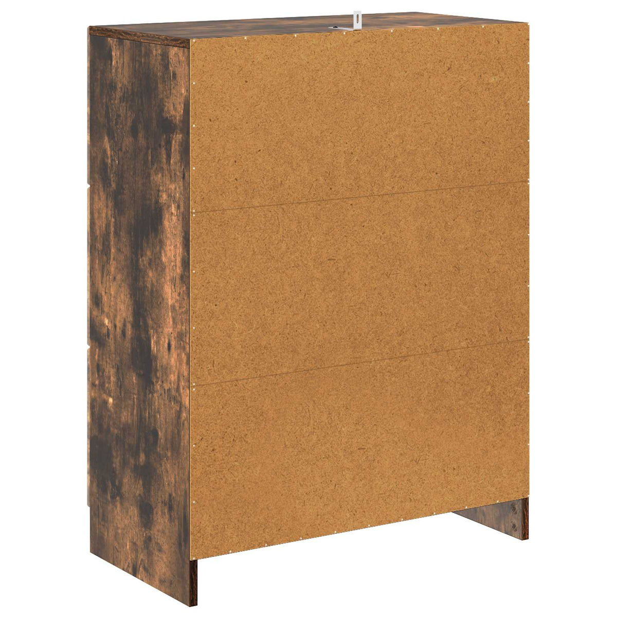 Schubladenschrank 66 x 34,5 x 87 cm Holzwerkstoff Räuchereiche