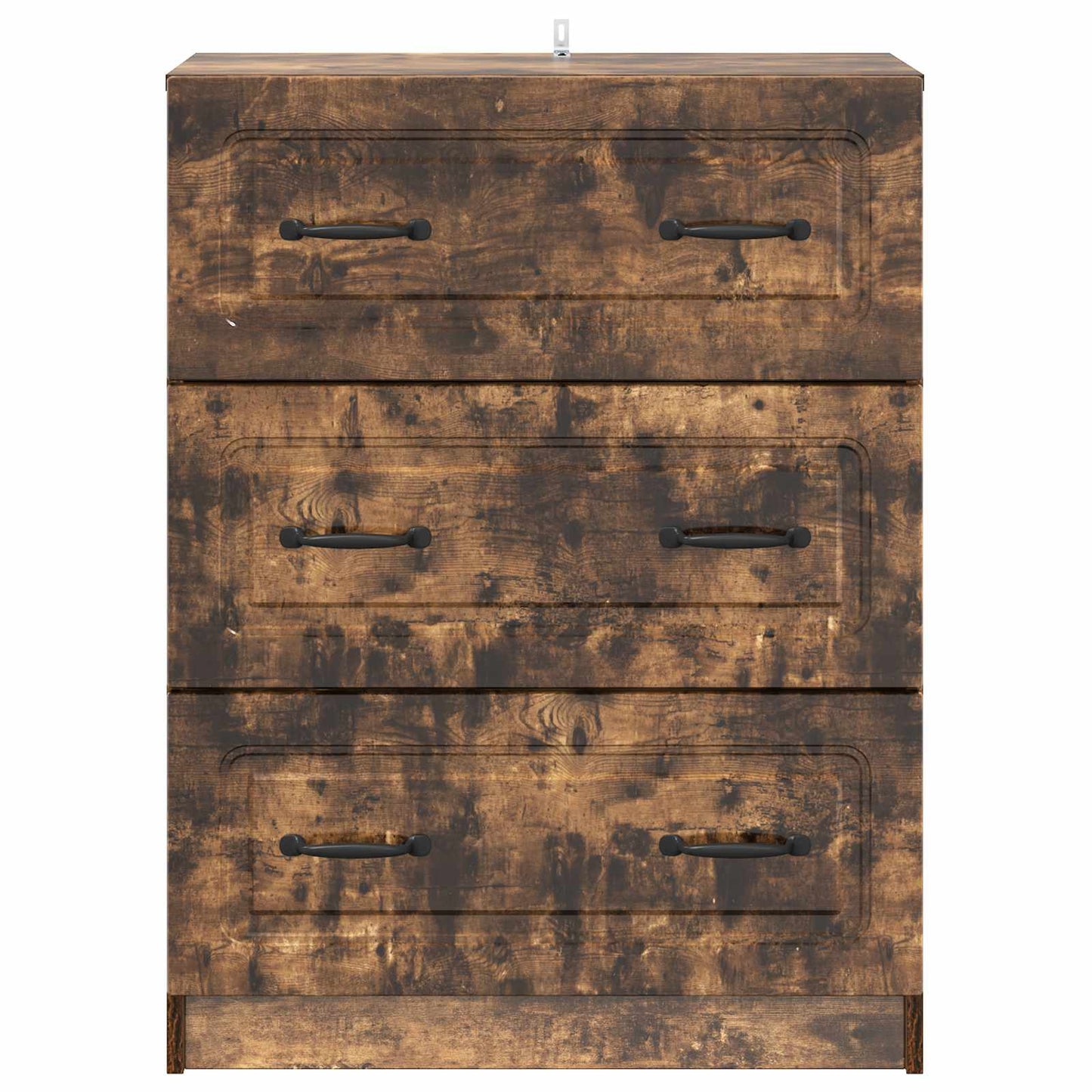 Schubladenschrank 66 x 34,5 x 87 cm Holzwerkstoff Räuchereiche