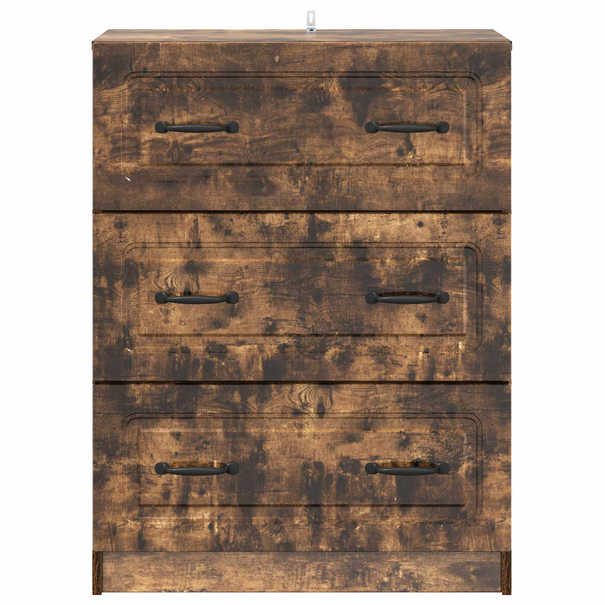 Schubladenschrank 66 x 34,5 x 87 cm Holzwerkstoff Räuchereiche