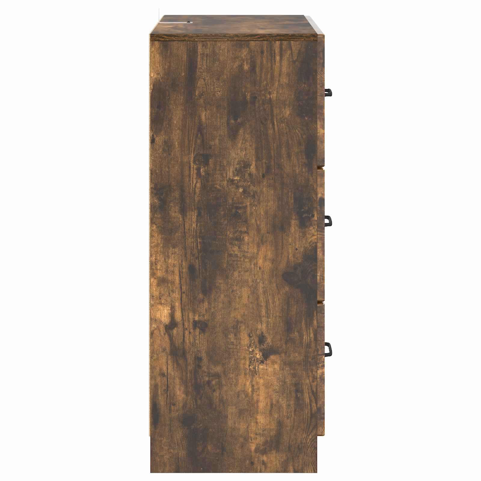 Schubladenschrank 66 x 34,5 x 87 cm Holzwerkstoff Räuchereiche