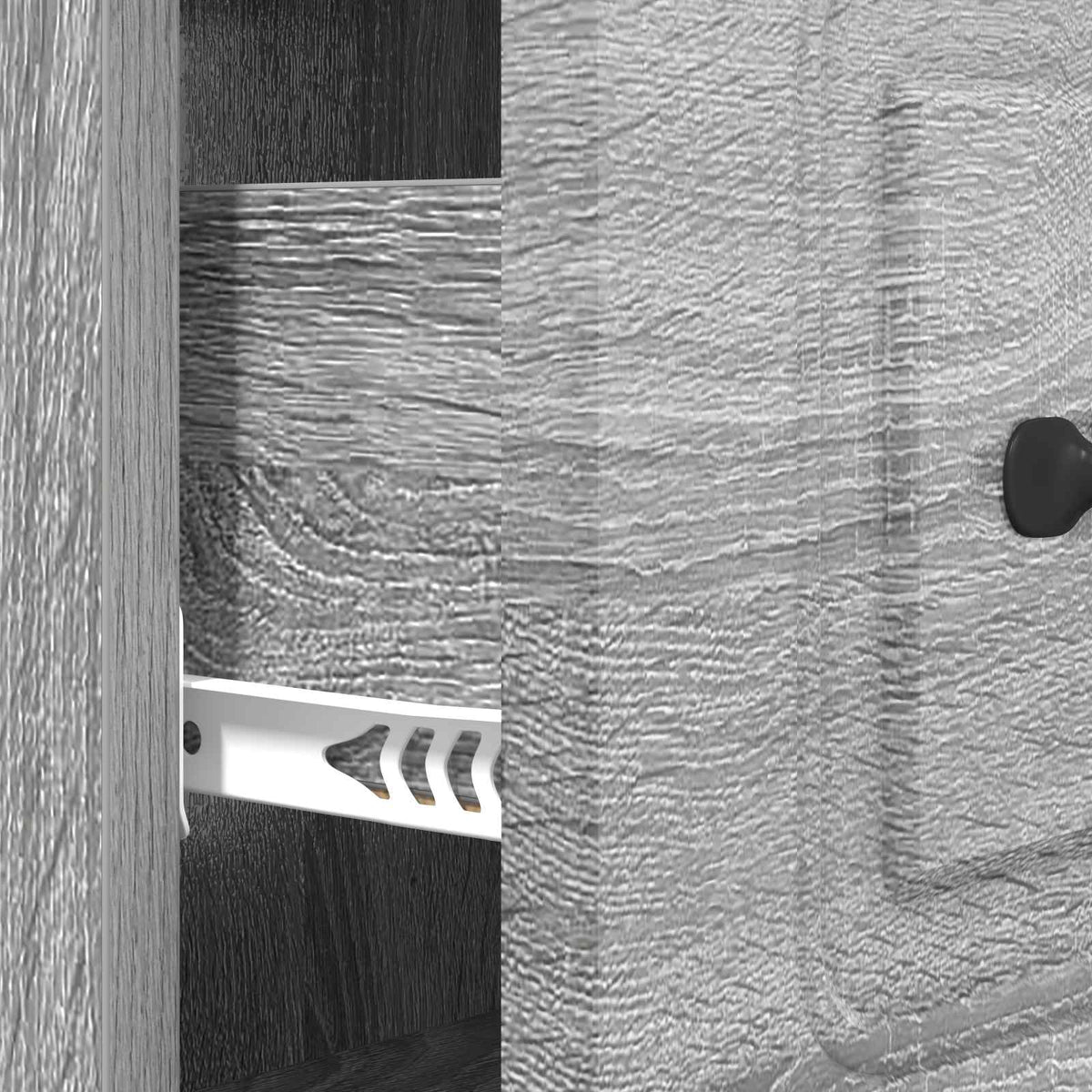 Schubladenschrank 66 x 34,5 x 87 cm Holzwerkstoff Sonoma-Grau
