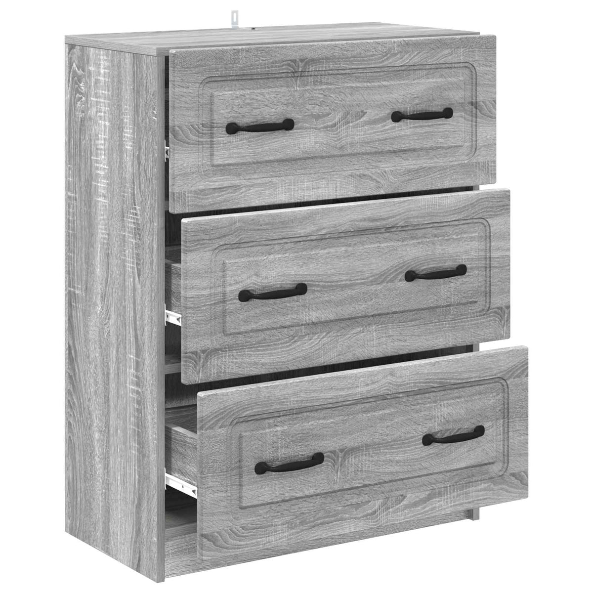 Schubladenschrank 66 x 34,5 x 87 cm Holzwerkstoff Sonoma-Grau