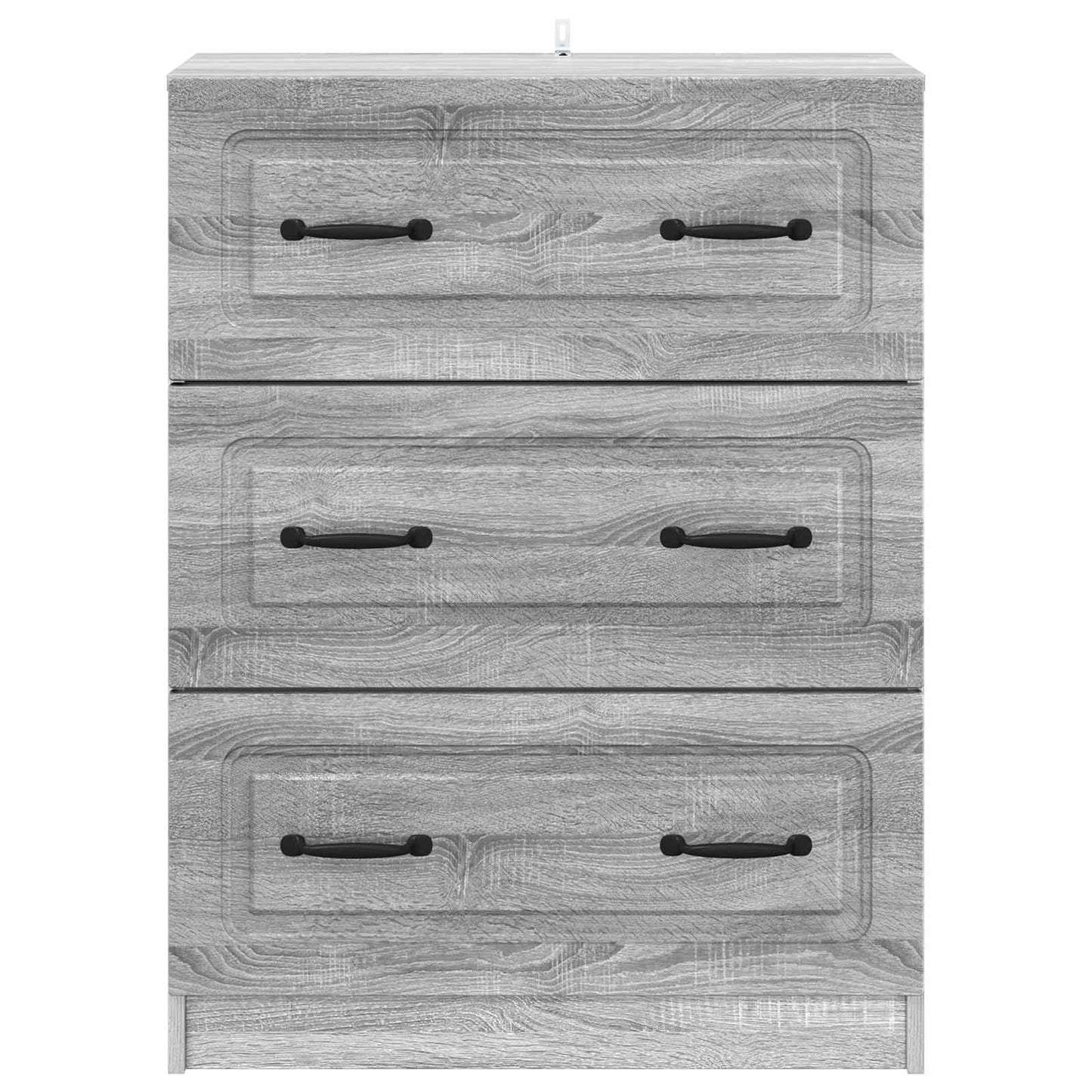 Schubladenschrank 66 x 34,5 x 87 cm Holzwerkstoff Sonoma-Grau