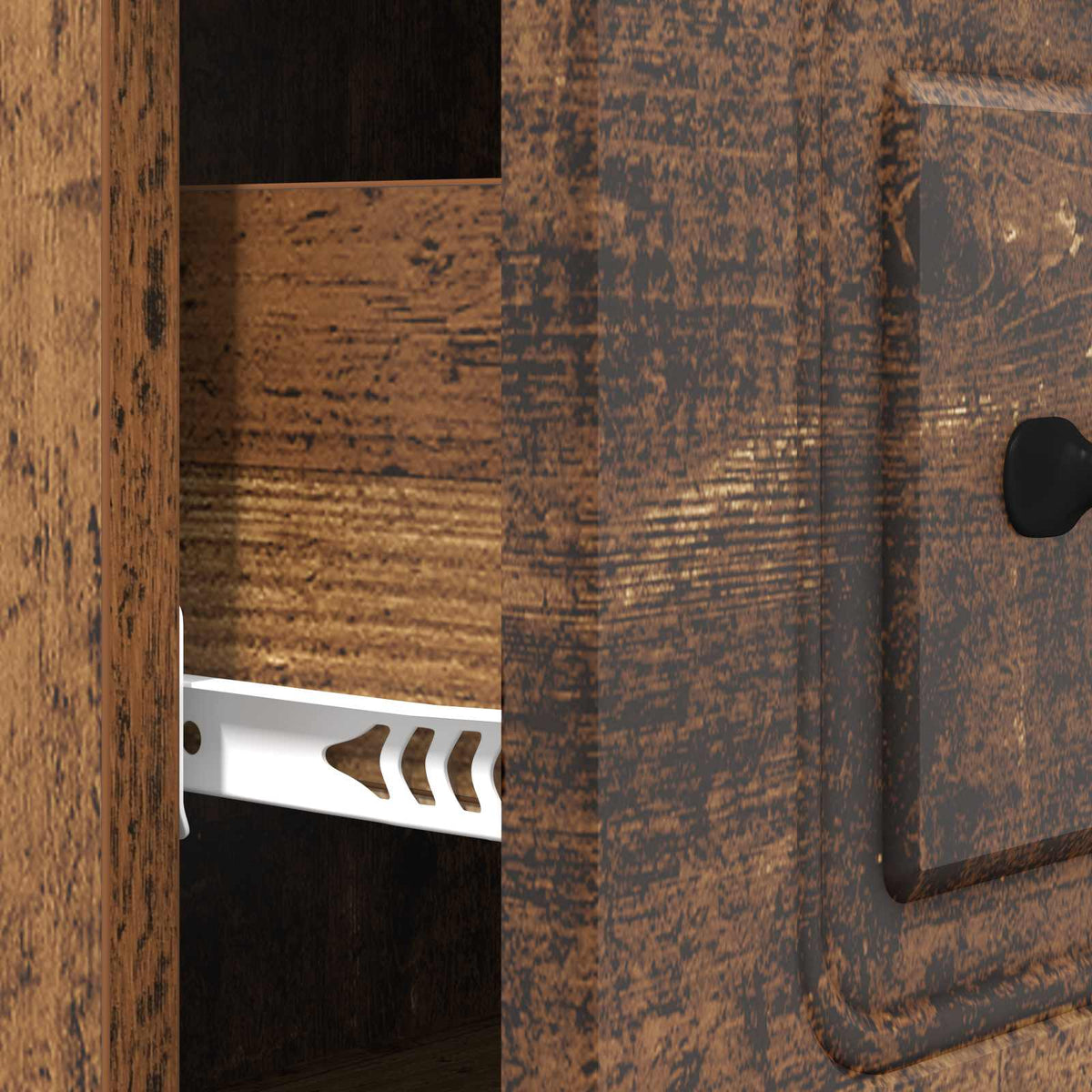 Schubladenschrank 66 x 34,5 x 87 cm Holzwerkstoff Altholz