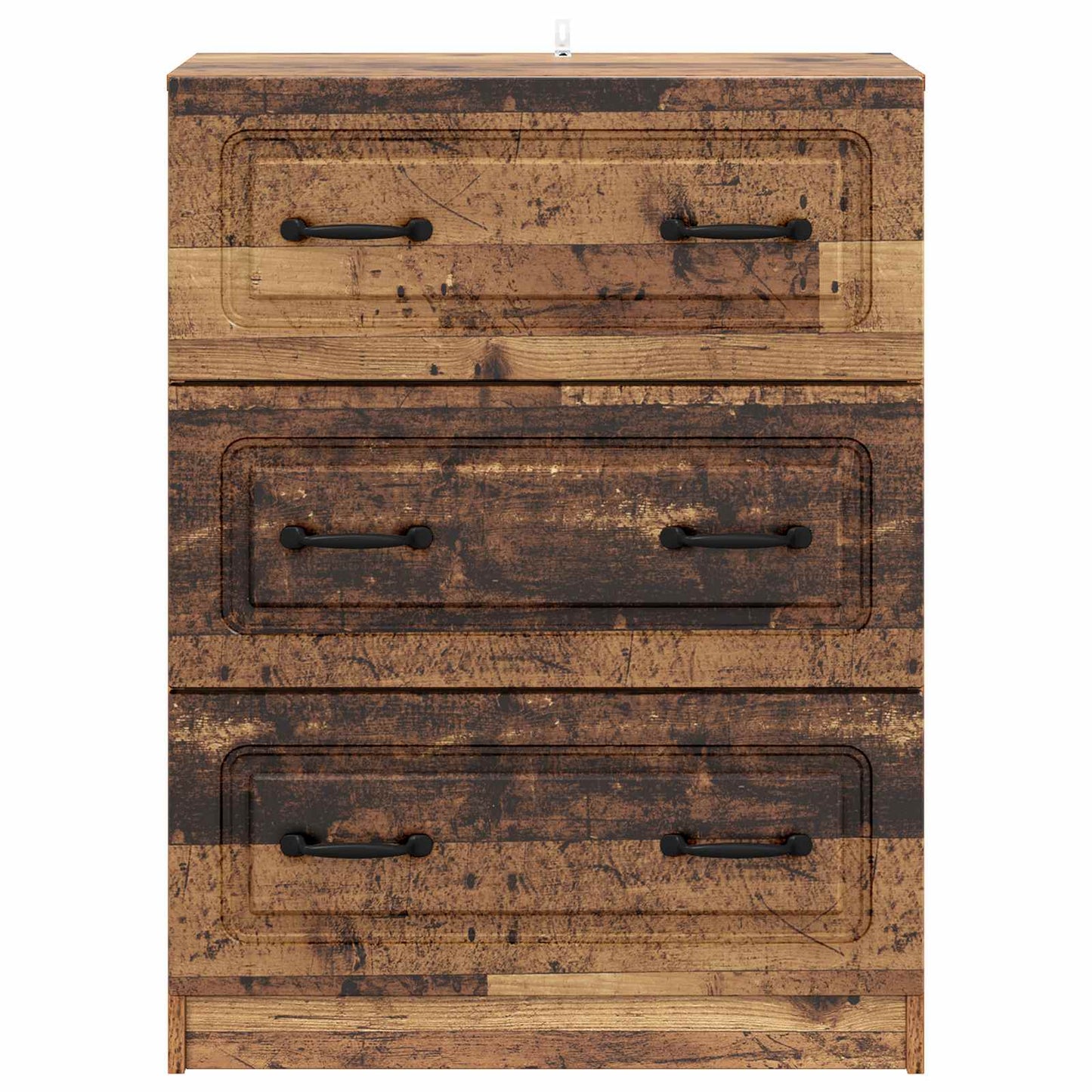 Schubladenschrank 66 x 34,5 x 87 cm Holzwerkstoff Altholz
