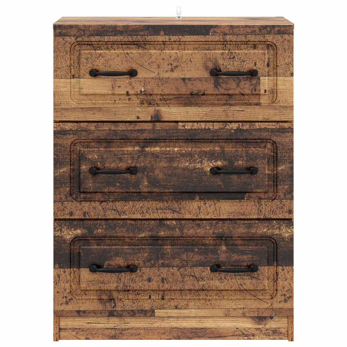 Schubladenschrank 66 x 34,5 x 87 cm Holzwerkstoff Altholz