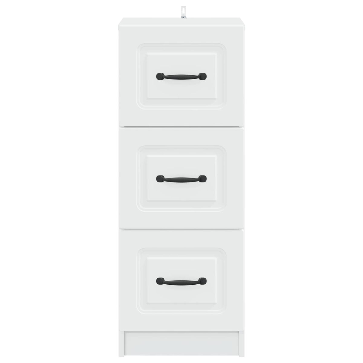 Schubladenschrank Weiß 33 x 34,5 x 87 cm Holzwerkstoff