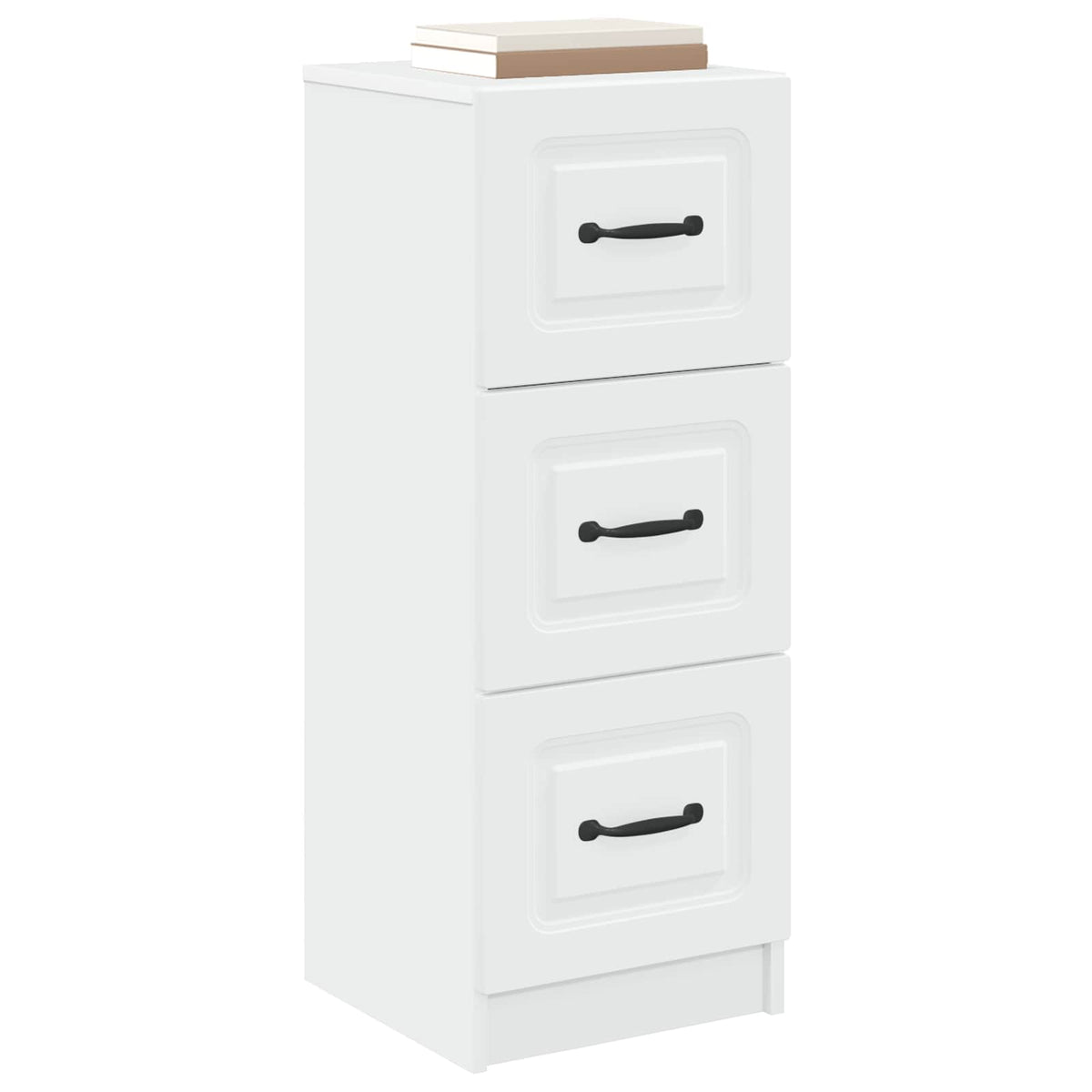 Schubladenschrank Weiß 33 x 34,5 x 87 cm Holzwerkstoff