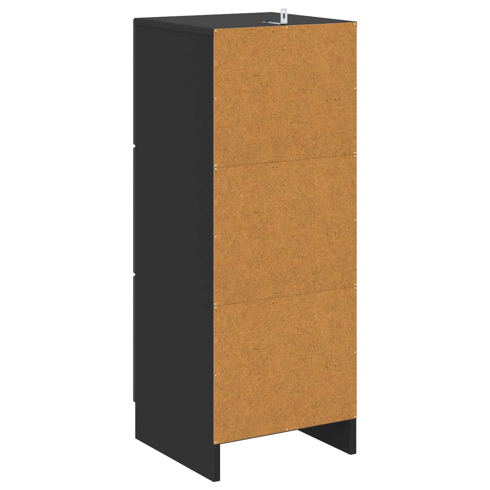 Schubladenschrank Schwarz 33 x 34,5 x 87 cm Holzwerkstoff
