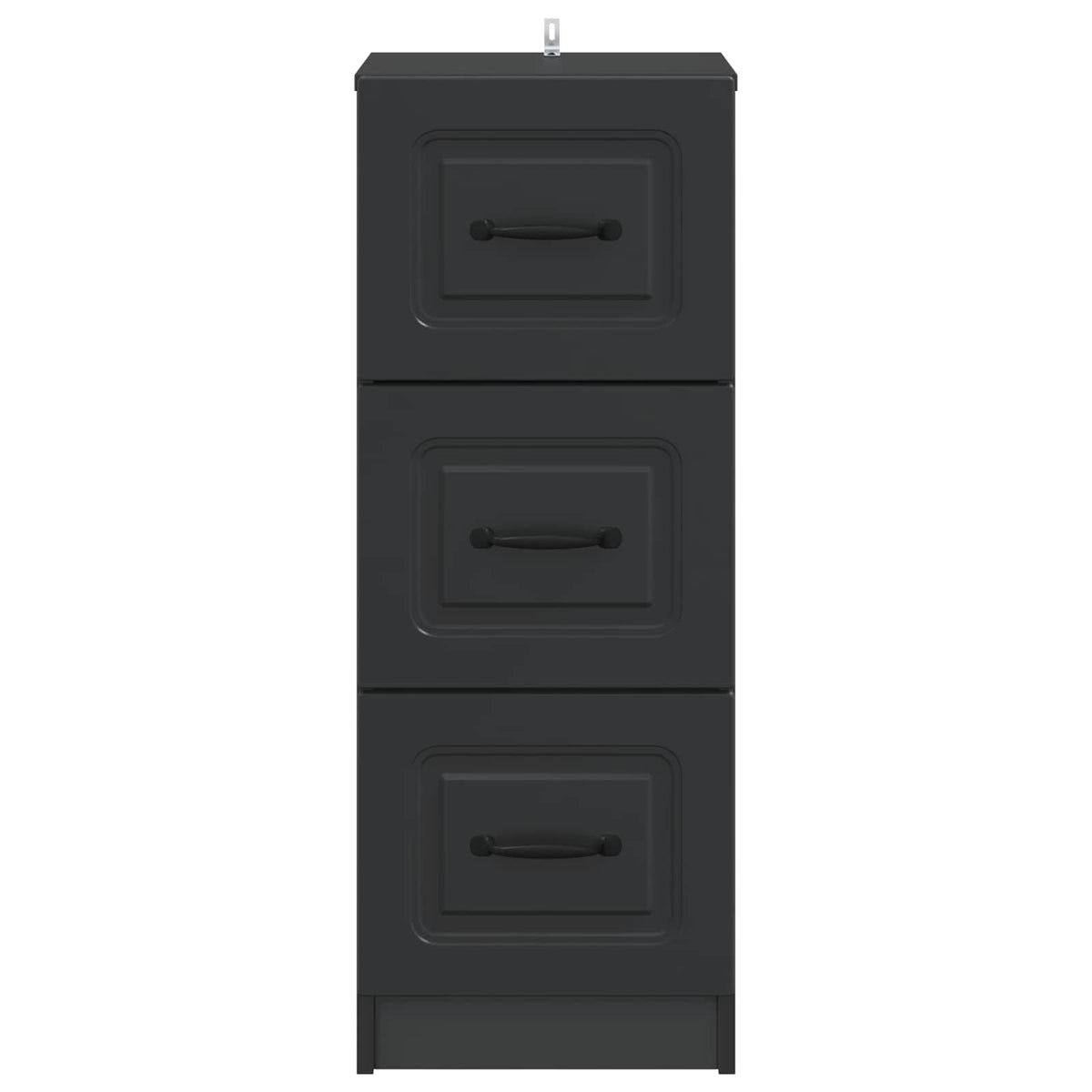 Schubladenschrank Schwarz 33 x 34,5 x 87 cm Holzwerkstoff