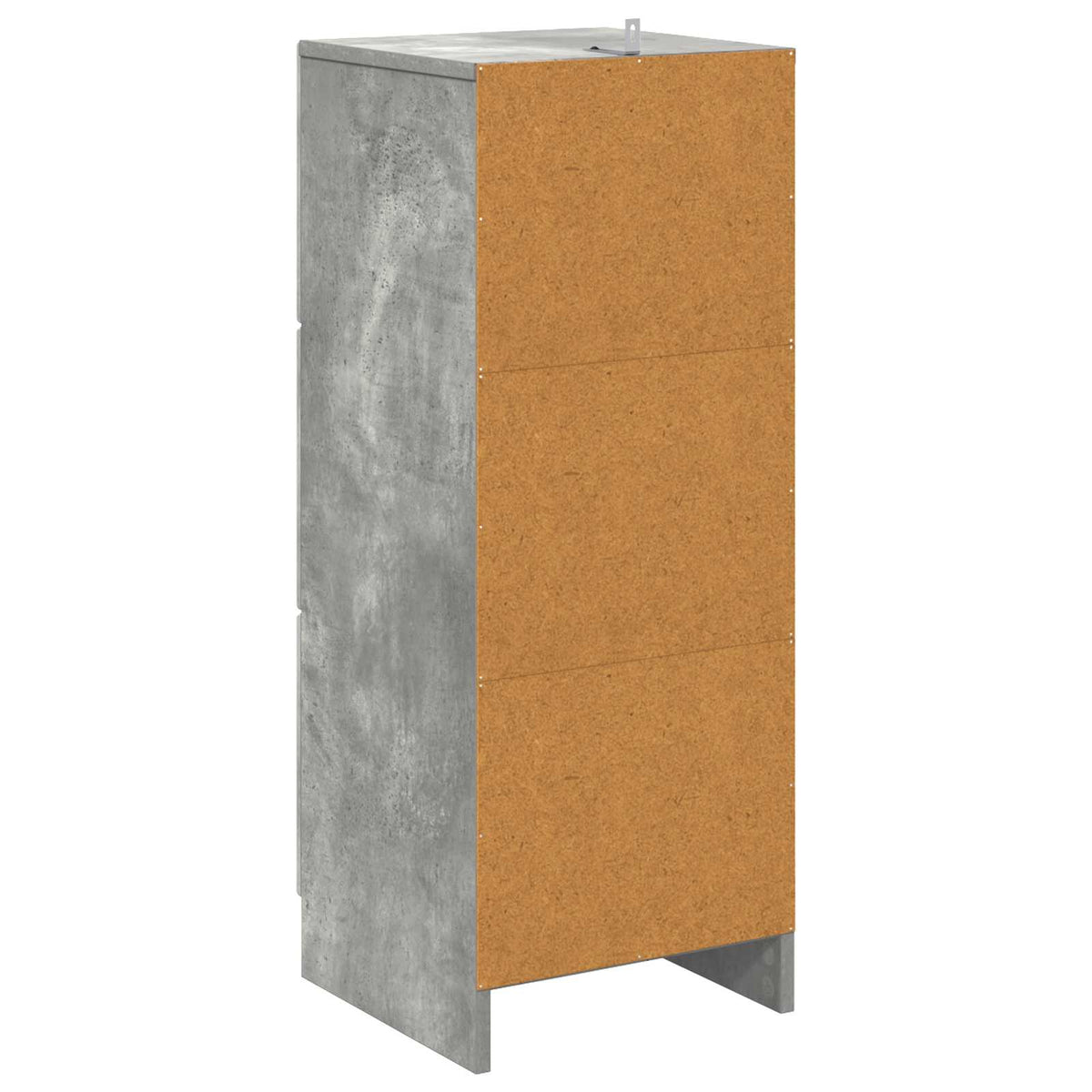 Schubladenschrank Betongrau 33 x 34,5 x 87 cm Holzwerkstoff