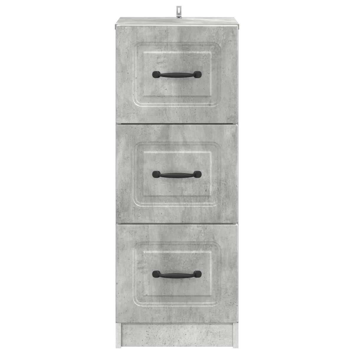Schubladenschrank Betongrau 33 x 34,5 x 87 cm Holzwerkstoff