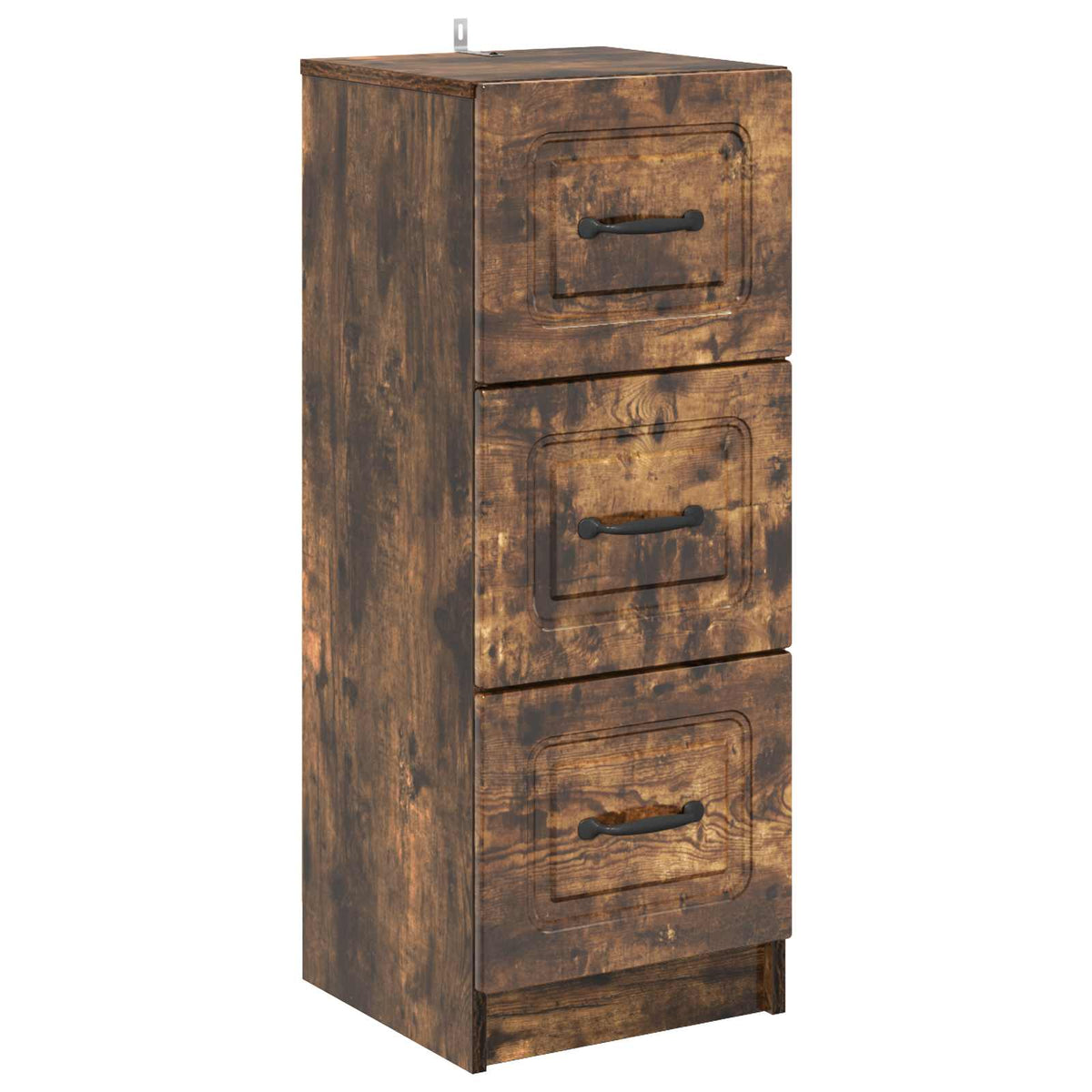 Schubladenschrank Geräucherte Eiche 33 x 34,5 x 87 cm