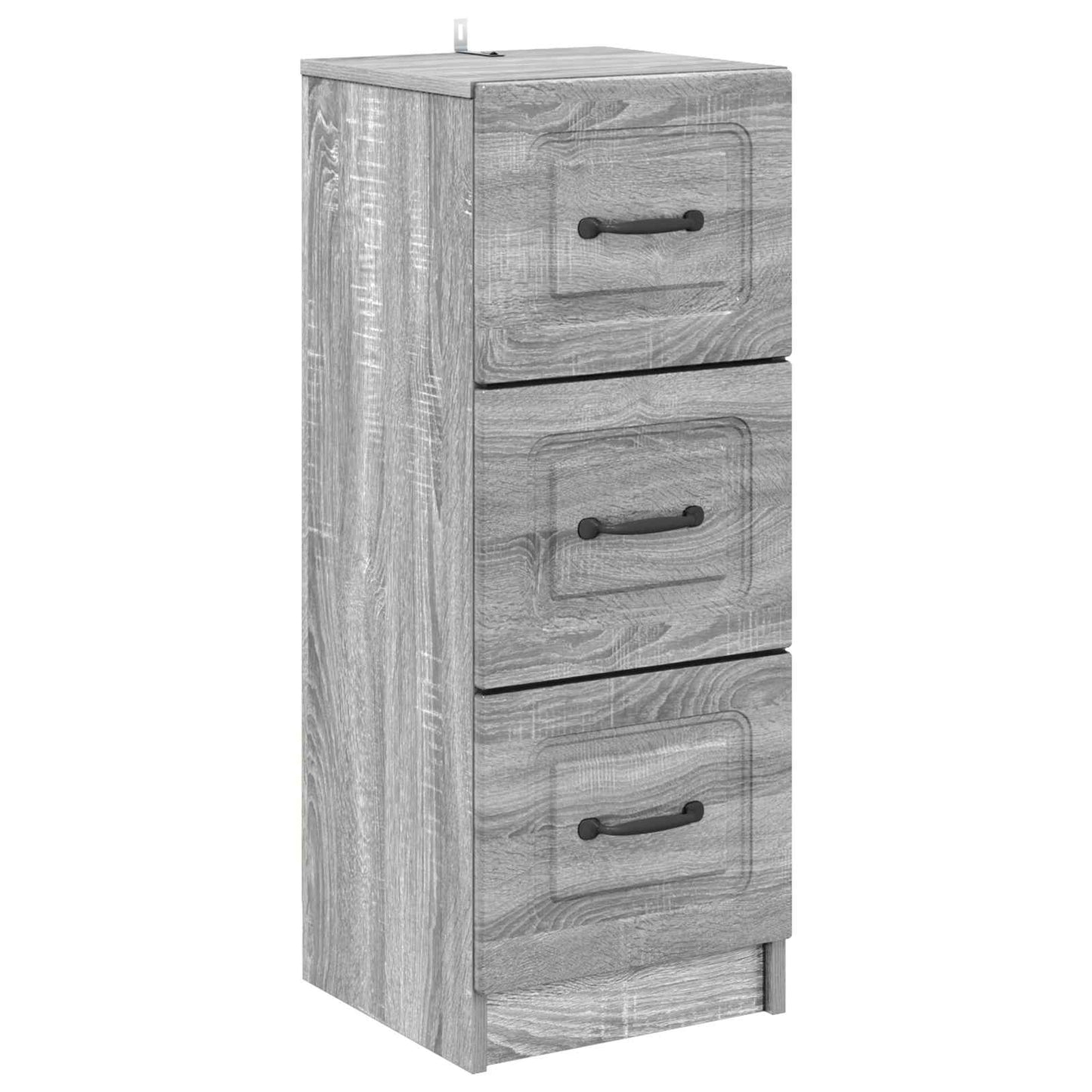 Schubladenschrank Graues Sonoma 33 x 34,5 x 87 cm Holzwerkstoff