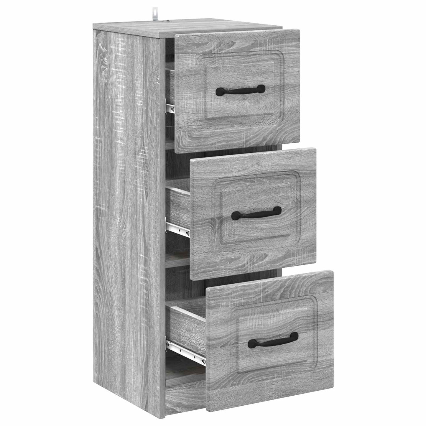 Schubladenschrank Graues Sonoma 33 x 34,5 x 87 cm Holzwerkstoff