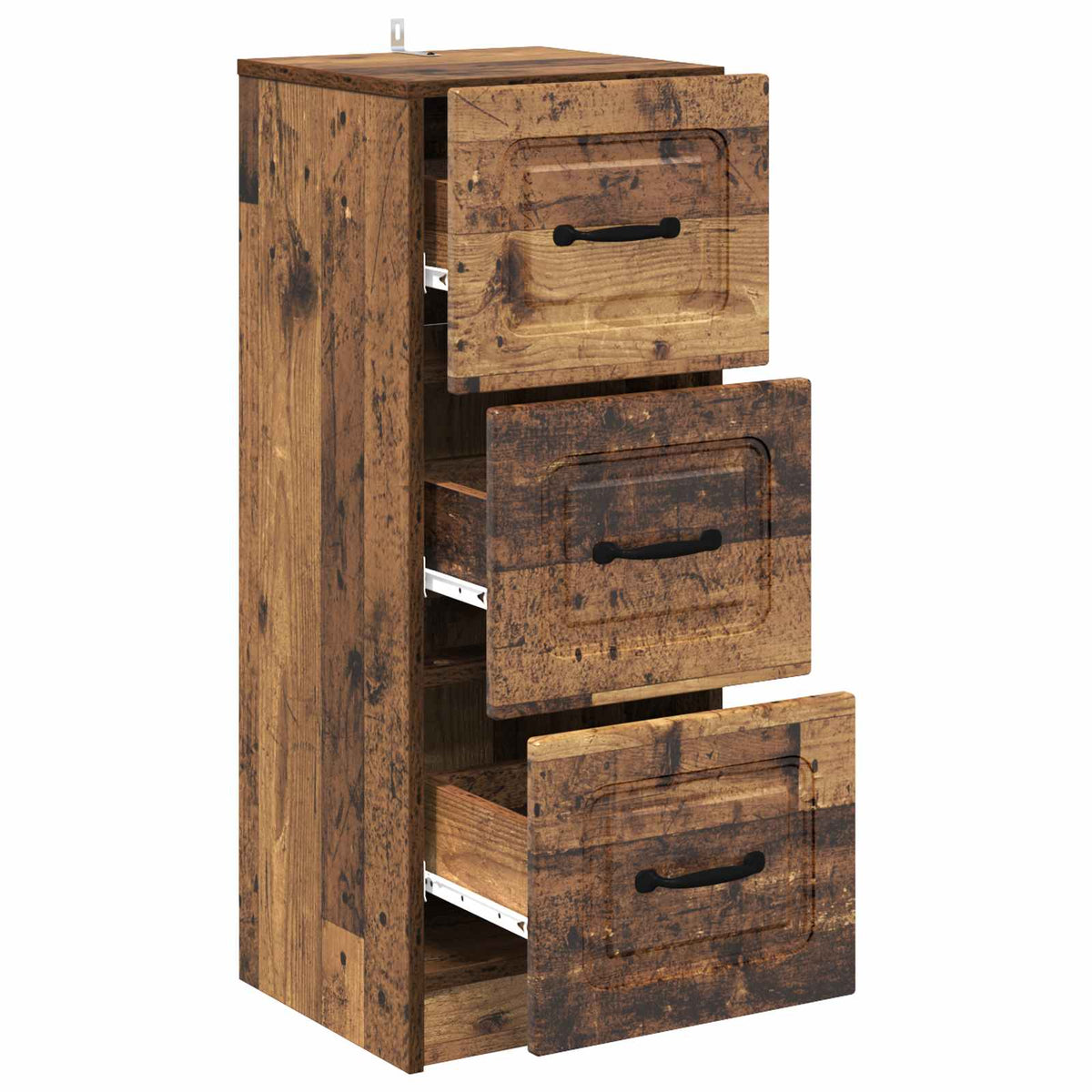 Schubladenschrank Altholz 33 x 34,5 x 87 cm Holzwerkstoff