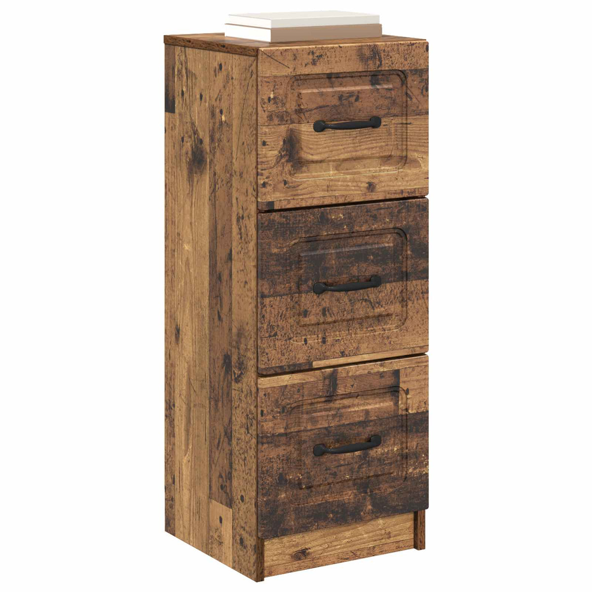 Schubladenschrank Altholz 33 x 34,5 x 87 cm Holzwerkstoff