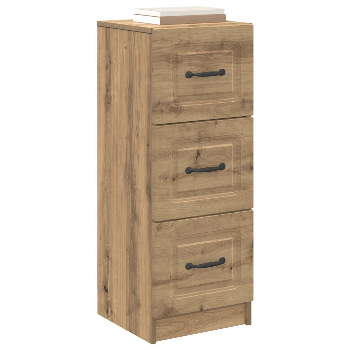Schubladenschrank 33 x 34,5 x 87 cm Holzwerkstoff Artisan-Eiche