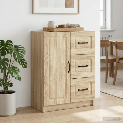 Sideboard Sonoma-Eiche 66 x 34,5 x 87 cm Holzwerkstoff