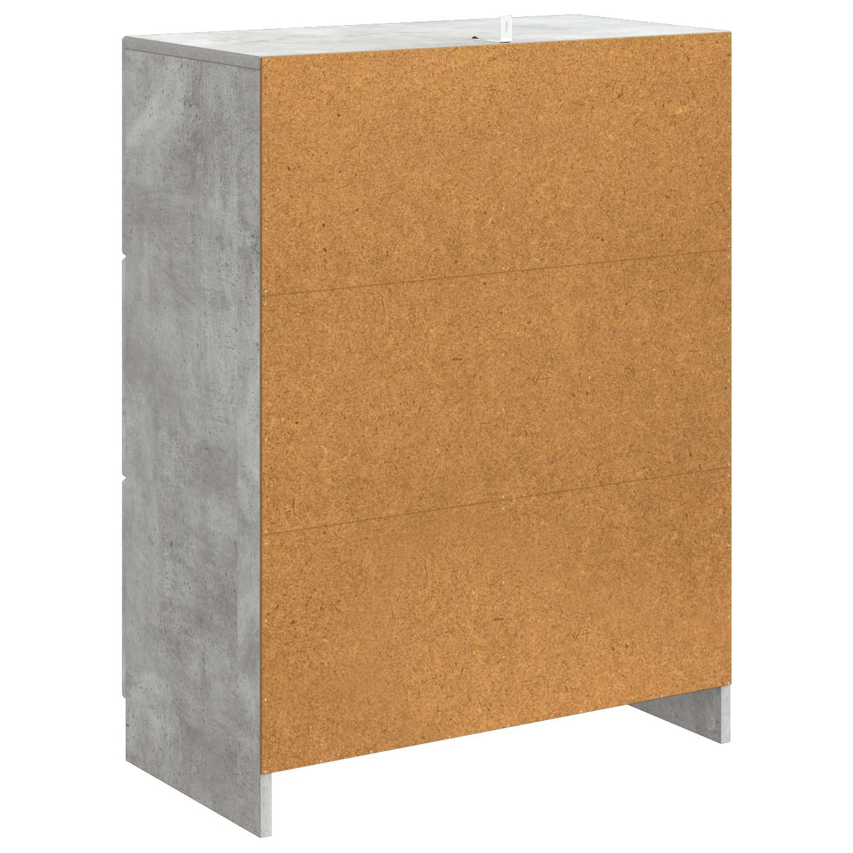 Sideboard Betongrau 66 x 34,5 x 87 cm Holzwerkstoff
