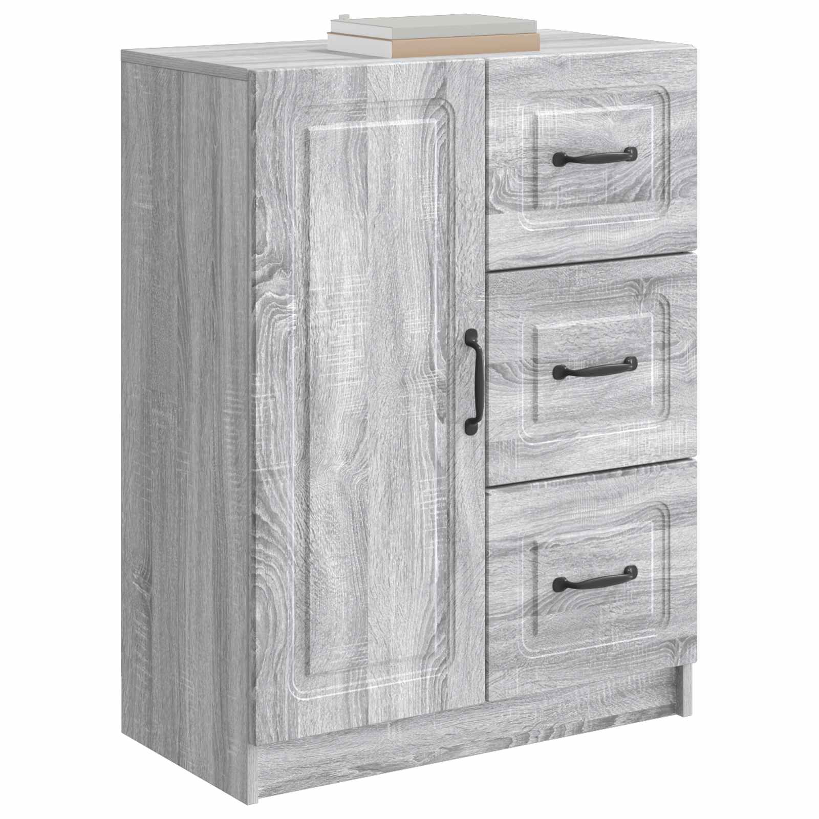 Sideboard Graues Sonoma 66 x 34,5 x 87 cm Holzwerkstoff