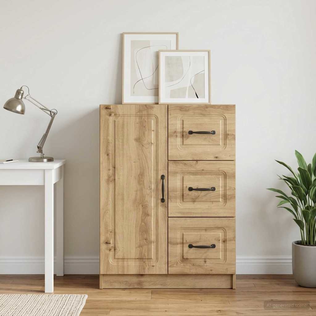Sideboard Artisan-Eiche 66 x 34,5 x 87 cm Holzwerkstoff