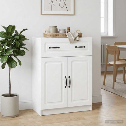 Sideboard Weiß 66 x 34,5 x 87 cm Holzwerkstoff